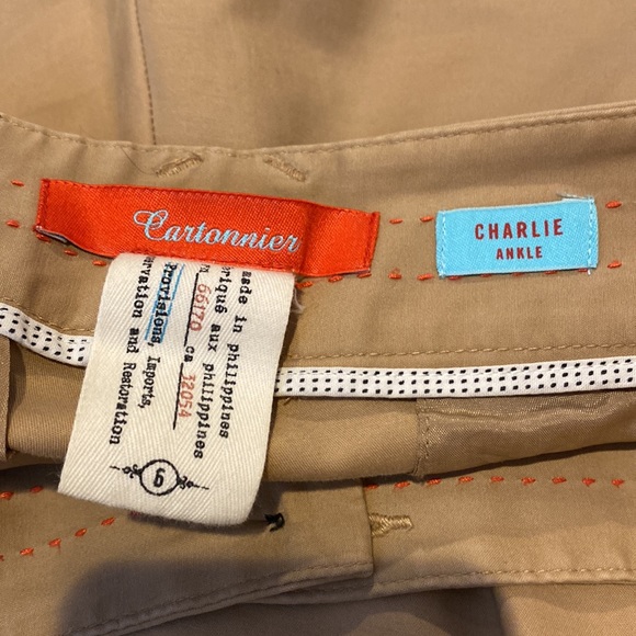 Ankle Zip Charlie Trousers Pants By Cartonnier - Picture 5 of 7